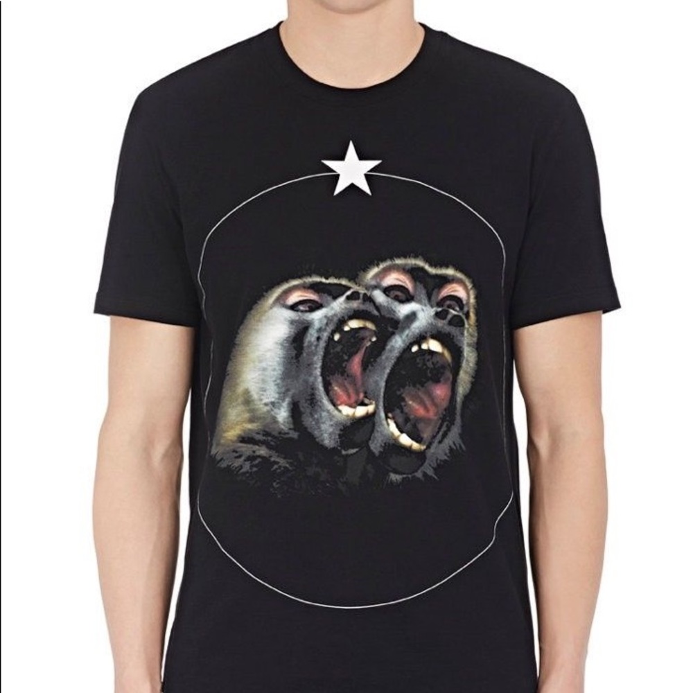 Black Givenchy Gorilla T-Shirt (USED)